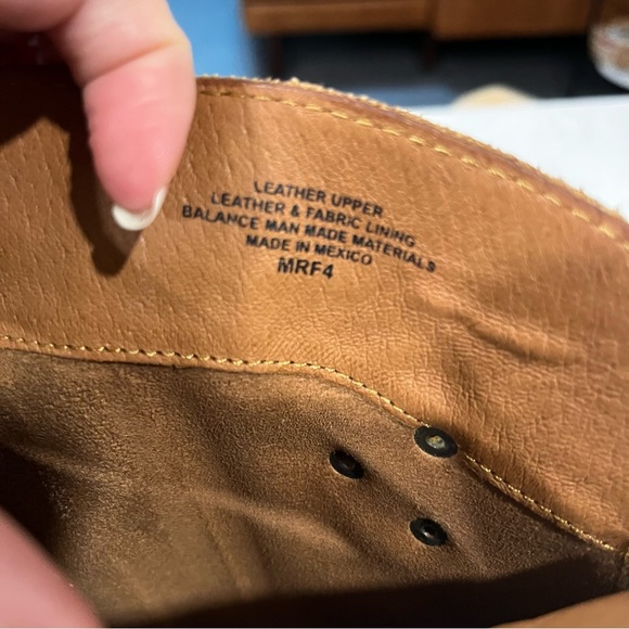 BORN Brown Leather Calf Height Boho Boots, size 7.5 - Picture 6 of 16